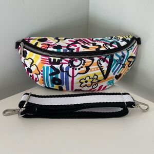 Brighton Graffiti Print Belt Bag